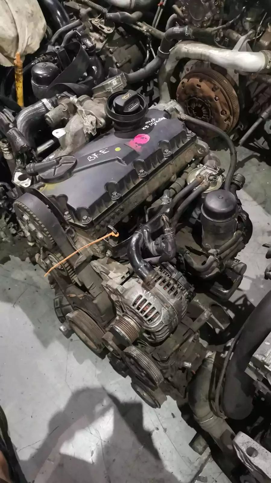 Second image of Audi 1.9 TDI BKE Head, Block & Sump Engine – Low Mileage UK Import